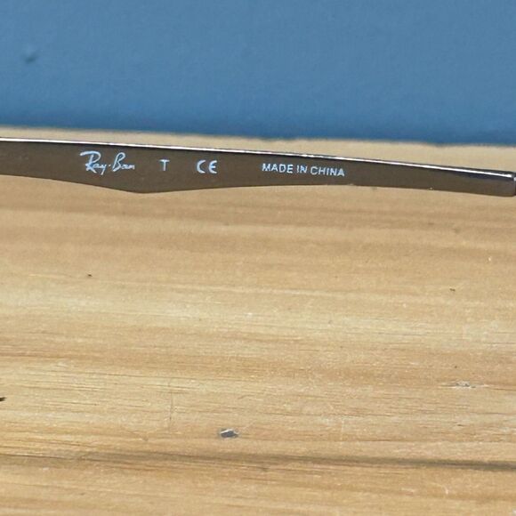 Ray-Ban RB 3508 029/11 Eyeglasses Rectangular Full Rim Metal Frame Only 56-17 2N - Picture 6 of 8